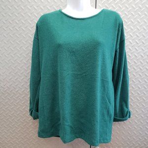 Green blouse
